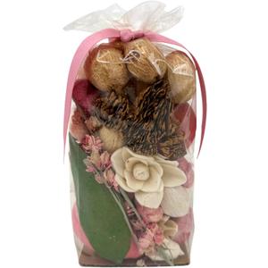 De La Terre Home Floral Fragrance Potpourri Mini Bag Decor (Pink)
