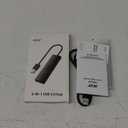 Acer USB Hub 4 Ports, Multiple USB 3.0 Hub, USBA Splitter for Laptop with Type C Power Port, Extender for A Port Laptop, PC, Desktop and More (2ft)