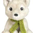 Compendium  an Adorable Stuffed Arctic Fox Plush, Companion to The Book Why Not?, 5.25" L x 5.75" W x 8" H
