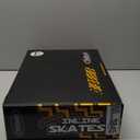 Nattork Adjustable Inline Skates for Adults and Teens, Outdoor & Indoor Blades Roller Skates for Boys, Beginners (Large-Youth (3-6 US), Black)