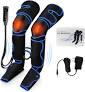 JOROTO Leg Massager with Heat and Compression Calf Thigh Foot Massager with Heat for Circulation and Pain Relief 6 Modes 3 Intensities Foot Massage Machine Massage for feet