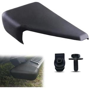 Rear Right Running Board End Cap Compatible with 2015-2020 Ford F-150 & F-250 Super Duty | Replaces FL3Z-16A455-BA, FL3Z16A455BA