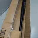 28in Steel Baseball Bat, 2lbs Heavy Duty 2in Barrel Weighted Steel Baseball Bat Metal Bats, Black 1 Pc