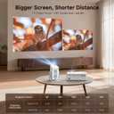 Short Throw Projector 4K, Now with Netflix, Auto Focus, 40W Dolby
1500ANSI Portable Projector with Dual-Mode Stand, HDR10+, AirPlay, Outdoor Movie Projector for Bedroom/Home Theater/Camping