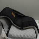 JOEJOY Elevated Dog Car Seat for Small/Medium Dogs up to 35 lbs, Memory Foam Booster Seat with Detachable Washable Cover, Travel-Safe Car Bed with Safety Belts & Storage Pockets, Grey