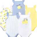 Hudson baby baby-girls Cotton Sleeveless Bodysuits 6-9 M