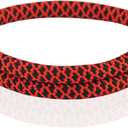 Adjustable Mens Bracelet Made of Durable Waterproof Rope | Stylish Accessory For Men | 10 colors | Fits Any Wrist Size (Red)