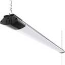 Barrina LED Shop Light for Garage, 10000LM, 84W, 4FT, 5000K Linkable Light Fixture for Workshop, Basement, Hanging or Flush Mount, Heat Dissipation with Pull Chain Switch, ETL, 1 Pack