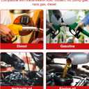 POHIR 8AN CPE Fuel Line 20FT, Steel Braided Nylon Transmission Oil Cooler Lines Hose 1500 PSI for Gasoline Diesel Hydraulic
