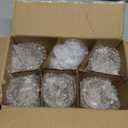 D.M DESIGNMASTER [6 PACK, 12 OZ - Premium Glass Coffee Mugs with Handle. Transparent Tea Glasses for Hot/Cold Beverages, Perfect Design for Americano, Cappuccino, Tea and Beverage.