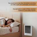 CSC202TW Electric Wall Heater Complete Unit with Thermostat, 2000 Watt 6825BUT, 240 Volt, Part 67507, White