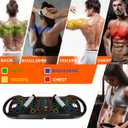 HOTWAVE Push Up Board Fitness, Portable Foldable 20 in 1 Push Up Bar at Home Gym, Pushup Handles for Floor. Professional Strength Training Equipment For Man and Women