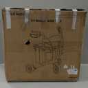 WALK MATE 3 Wheel Rollator Walker with Seat for Slim Seniors, Padded Backrest Lightweight Foldable Walker Ideal for Elderly, 8 Inch Tri-Wheel Modern Mobility Walking Aid Aluminum, Green