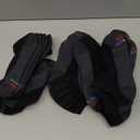 Hanes Men's Socks, X-Temp Cushioned Low Cut Socks, 12-Pack (Black)