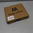 MagnaMan Slim Fit Short Sleeve Polo Shirts for Men - Cotton, Business Casual Stretch Shirt, Breathable Golf & Office Wear (Blue, XXL)