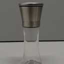 HOME EC Original Stainless Steel Salt or Pepper Grinder 1pk - Adjustable Ceramic Sea Salt Grinder or Pepper Mill - Tall Glass Spice Shaker - Spice Mill w/EBook