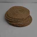 13 in Round Woven Placemats Plate Chargers Set of 10, Boho Farmhouse Rustic Woven Place Mats for Dining Table Decor, Rattan Wicker Table Mats Jute Braided Chargers for Dinner Plates : Home & Kitchen