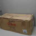 Puleo International 4.5ft Pre-Lit Potted Flocked Arctic Fir Christmas Tree with 70 Clear Lights, 419 Realistic Dense Snow Flocked Branch Tips, Easy Setup Artificial Trees with Sturdy Stand