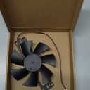 uxcell DV 18V Plastic Cooling Fan for Induction Cooker Black