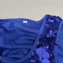 CharmWM Girls Sleeveless Tank Top Sequin Cami Camisole Sparkly Dance Vest Glitter, Size 150