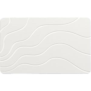 Stone Bath Mat Diatomaceous Earth Bath Mat(White)