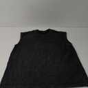Distressed Washed Cotton Tank Top 230G Streetwear Muscle Tee for Teens  XL Black