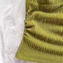 SOLY HUX Women's Halter Tops Summer Tie Backless Slim Fit Vacation Beach Camisole Boho Vest Shirts (Green, L)