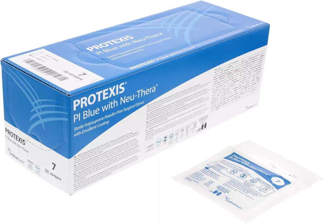 Cardinal Health Protexis PI Blue with Neu-Thera Surgical Gloves (7.5) Cardinal Health Protexis PI Blue with Neu-Thera Surgical Gloves (7.5)