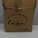 Globon Summer Down Blanket Queen Size, Extra Lightweight Comforter/Duvet Insert for Hot Sleepers, Noiseless & Extra Soft,10 Ounce Fill Weight, Grey