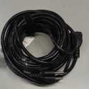 100 FT 14/3 Extension Cord Outdoor, Heavy Duty Weatherproof & Flame Retardant Black 3 Prong Power Cord with Light, Outside for Lawn & Garden, 13 Amps 1625 Watts 125 VAC 14AWG SJTW, ETL Listed