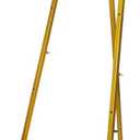 SULIANG Metal Easel Stand with Chain Support for Mirror,Iron Floor Easels for Display Wedding Sign,58 Inch Adjustable Arts & Crafts Easels(Gold)