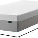 Zinus 12 Inch Green Tea Essential Memory Foam Mattress [New Version], Twin, Fiberglass Free, Medium Feel, Breathable Airflow Memory Foam, Certified Safe Foams & Fabric, Mattress in A Box