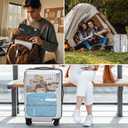 2 Pack Reusable Vacuum Bags for Travel,Waterproof Professional IP67 Zipper Reusable Vacuum Compression Bags,Space Saver Bags for Suitcases Backpack(No Pump)