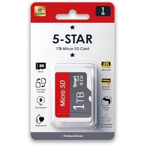 5-Star Compatible High Yield 1024 GB Class 10 Micro SD