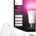 Philips Hue Smart LED A21 Bulb, White and Color Ambiance, E26 Base, 13.5W, Full Spectrum Light 1000K-20000K, 1600 Lumens, Dimmable, Compatible with Alexa, Google Assistant, and Apple Home, 1 Pack