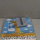 Faccito 4 Pack Cartoon Style Baby Shower Box Inspired Cartoon style Balloon Boxes Blocks Blue Sky Cloud Print Centerpiece Decor for Birthday Gender Reveal Party Decoration