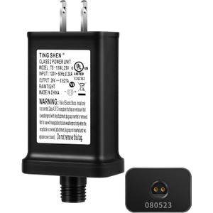 Enhon 29V 18W Class 2 LED Power Supply, UL Listed TS-18W29V Transformer Replacement, IP44 Waterproof Low Voltage Christmas Tree US Plug Adapter for String Light and Xmas Tree Light