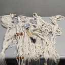 SFENNGPET Macrame Plant Hangers, 6Pack Hanging Planters for Indoor Plants w/ 6 Set Hangers Kit Handmade Macromay Plant Hangers Indoor Flower Pots Holder Stand for Boho Home Décor (POTS NOT Included)