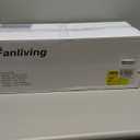 52 Inch Quiet DC Motor 6 Speed High CFM Ceiling Fan with Lights Remote Control, 3 Blade Black Gold Indoor Bedroom Modern Ceiling Fan