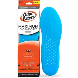 Odor-Eaters Max Comfort Gel Insoles, 1 Pair