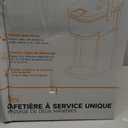 Tastyle Single Serve One Cup Coffee Maker, for K Cups and Grounds, Mini Coffee Maker with Portable Handle, 6 to 12 Oz Brew Size, for Travel, Camping, Office, RV and Dorm, 120V, Black and Gold