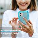 for iPhone 11 Case, Compatible with MagSafe, Heavy Duty Shockproof Protection Phone Cases, Anti-Drop, Dual Layer Transparent Magnetic Phone Case for iPhone 11, 6.1", Blue