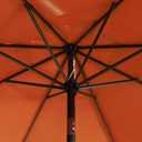 Blissun 9' Outdoor Patio Umbrella, Outdoor Table Umbrella, Yard Umbrella, Market Umbrella with 8 Sturdy Ribs, Push Button Tilt and Crank