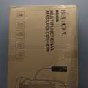 Shiatsu Neck and Back Massager with Heat, 4D Kneading Back Massager for Pain Relief Deep Tissue, Comfortable Back Massage for Chair, Massager for Home Office, Gifts for Christmas Women Men Parents (Black)