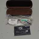 Aviator Reading Glasses for men and Women Blue Light Blocking Lens Spring Temple (Gold)