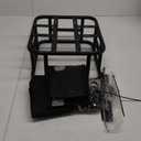 RAYMACE Rear Rack Bike Basket with Cargo Net and Liner Large Bicycle Basket Perfect Mount for Electric Bike