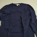 Amazon Essentials Women's Crewneck Sweater, 100% Cotton, (Navy) S
