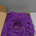 N&T NIETING Christmas Garland Norfolk Pine Garland Real Touch Artificial Christmas Purple Xmas Garland for Mantle, Table Holiday Fireplace Staircase Indoor Outdoor Christmas Decorations (9 FT)