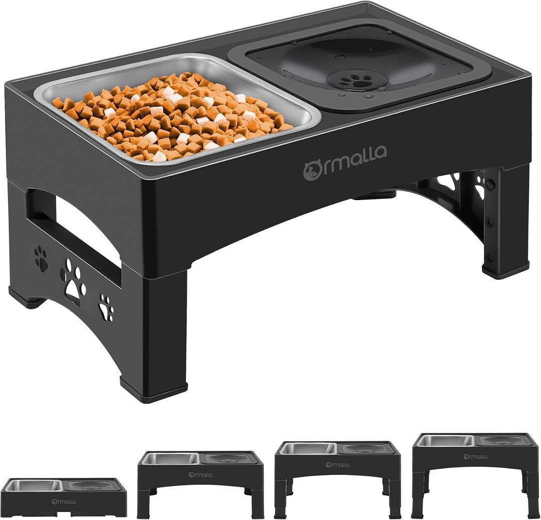 Raised Stainless Steel Style-US Black