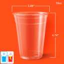 Hefty Party Perfect Clear Plastic Cups, 18 Ounce, 140 Count